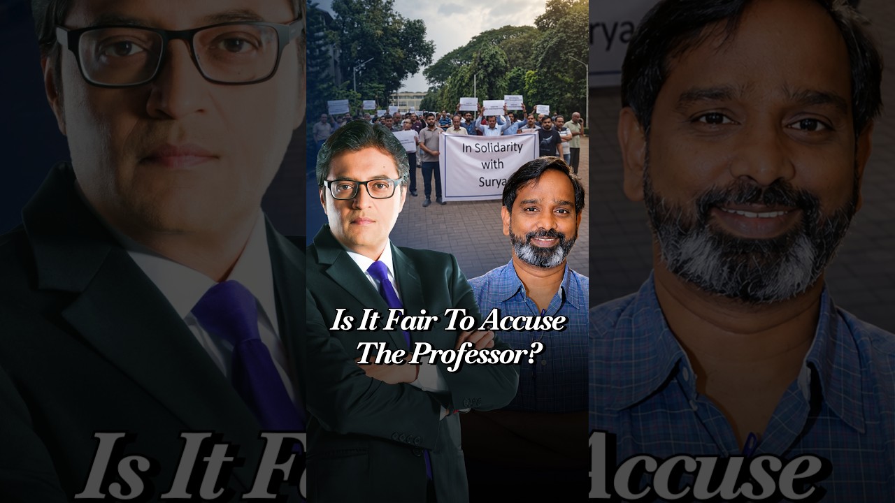Arnab Raised The Question, 'If It's Fair To Accuse The IIT-Bombay Professor Doola?'