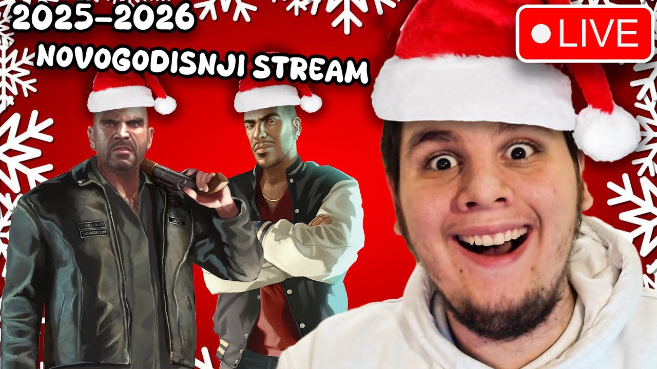 🔴 NOVOGODIŠNJI LIVE STREAM 2025-2026 | IGRAM RDR 1 (REPRIZA) 🔴