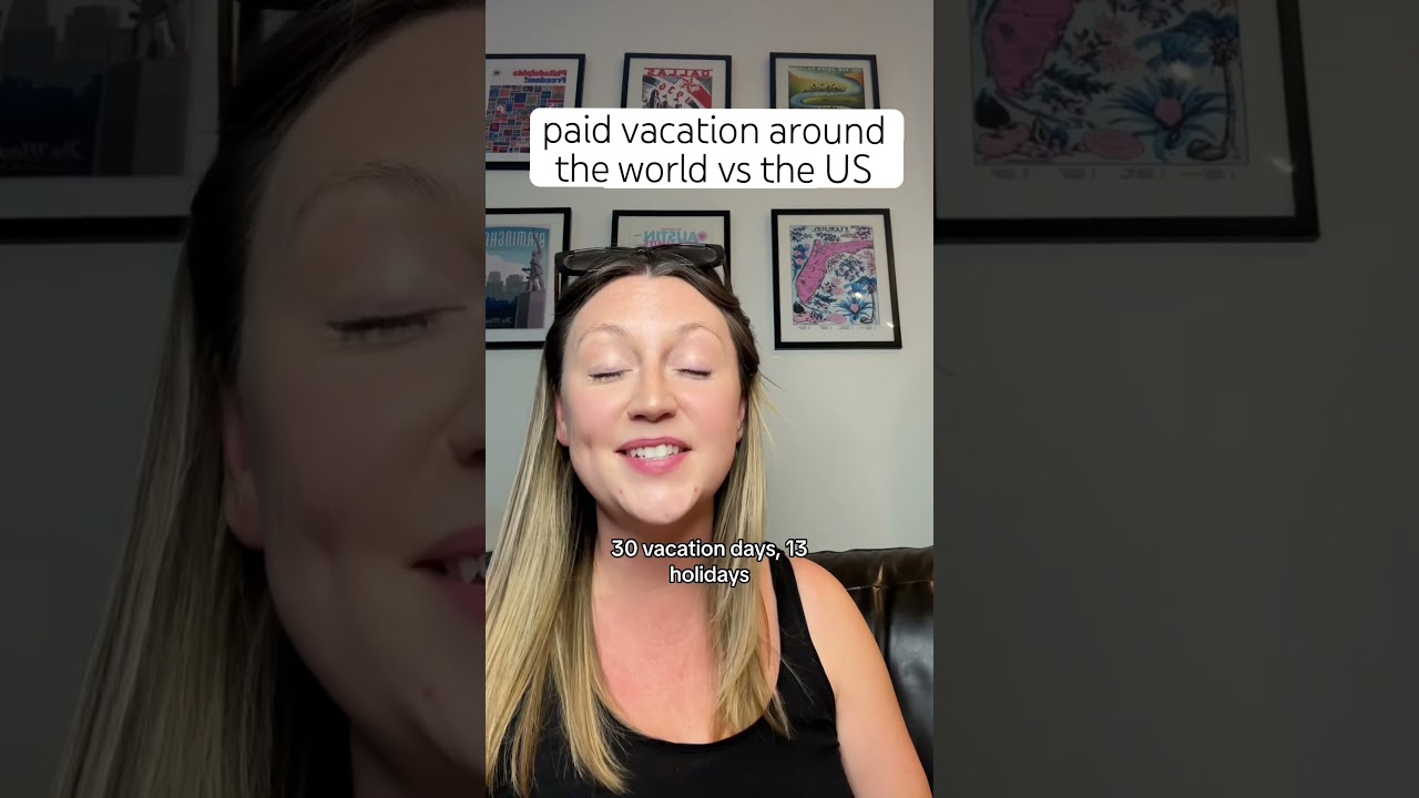 paid vacation in the US vs around the world #usa #american #cultureshock #livingabroad #polyglot
