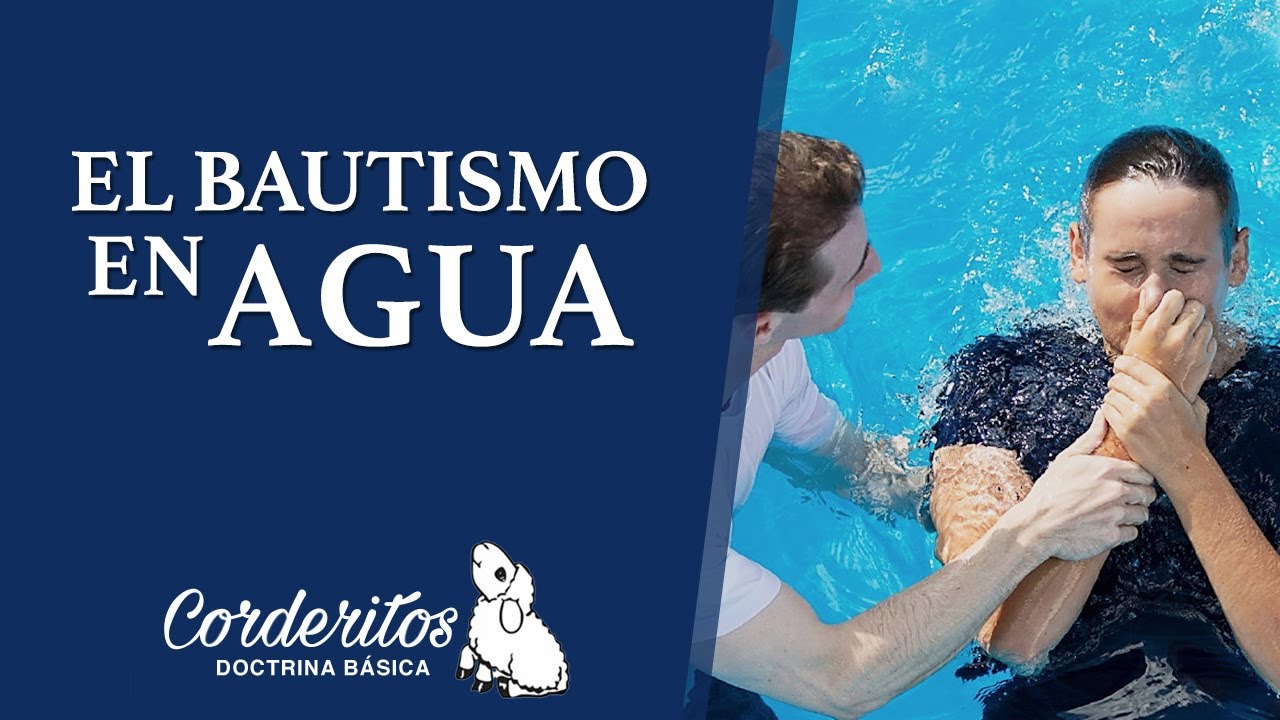 CORDERITOS: EL BAUTISMO EN AGUA