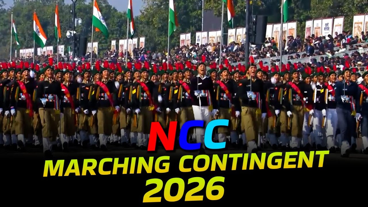 NCC Marching Contingent 2026 | 77th Republic Day 2026 | NCC Boys | NCC Girls | Kartavya Path 2026
