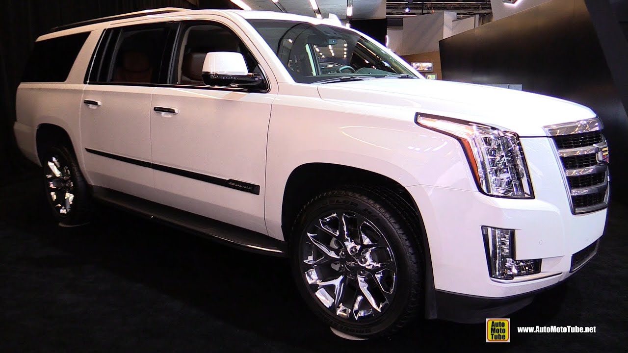 2016 Cadillac Escalade ESV - Exterior and Interior Walkaround - 2016 Montreal Auto Show