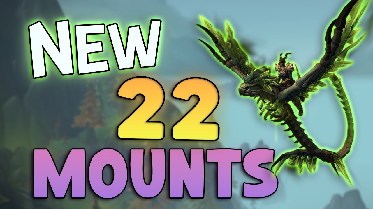 How to Get All 22 NEW Mounts in Patch 12.1