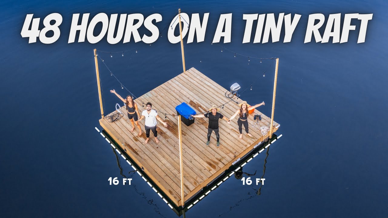 48 HOURS LIVING ON A RAFT (ultimate friendship test with Eamon and Bec)