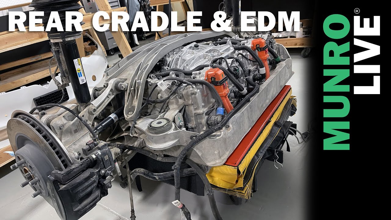 Rear Cradle and Electric Drive Module | Tesla Model S Plaid Teardown