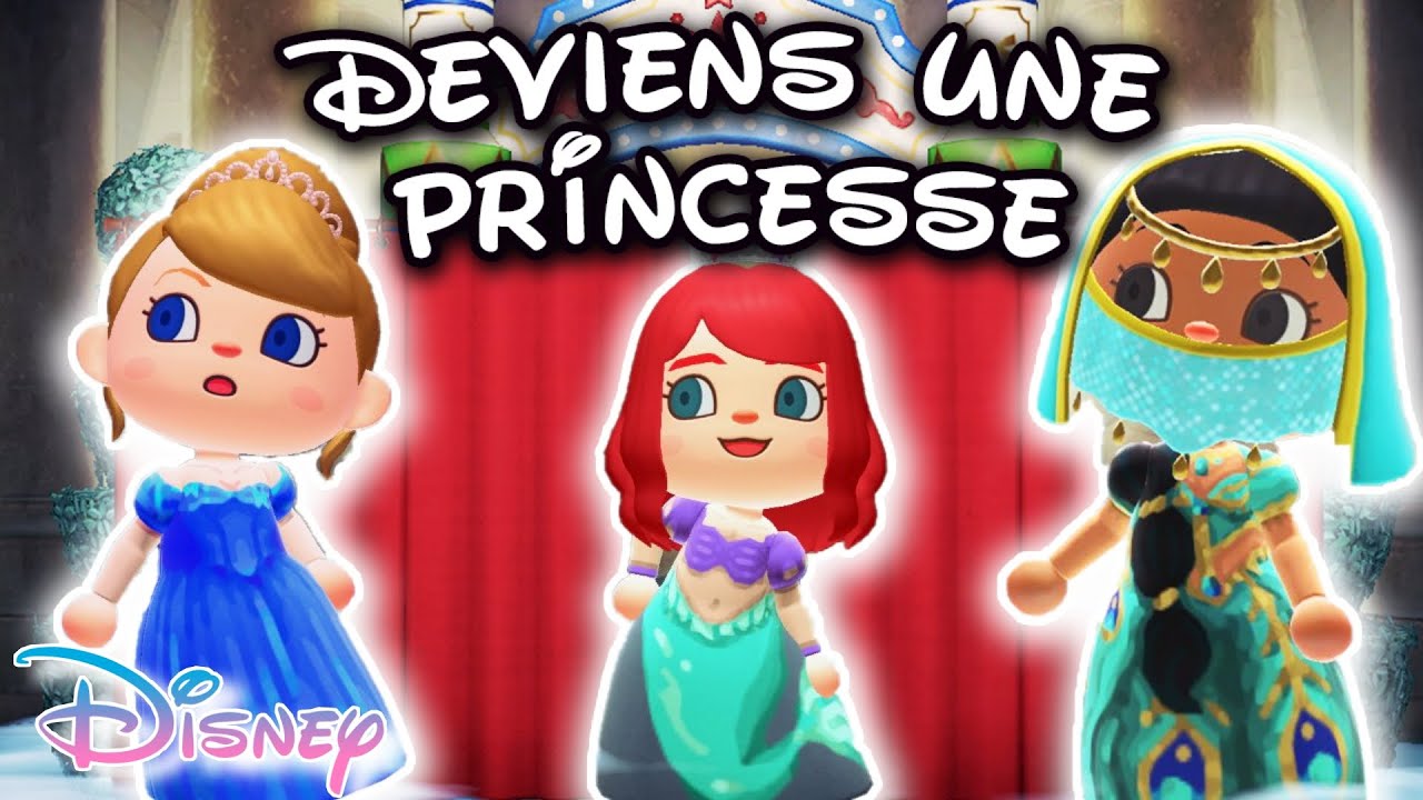 TOUTES LES TENUES des PRINCESSES DISNEY🏰 Ariel, Mulan, Jasmine sur Animal Crossing New Horizons#acnh
