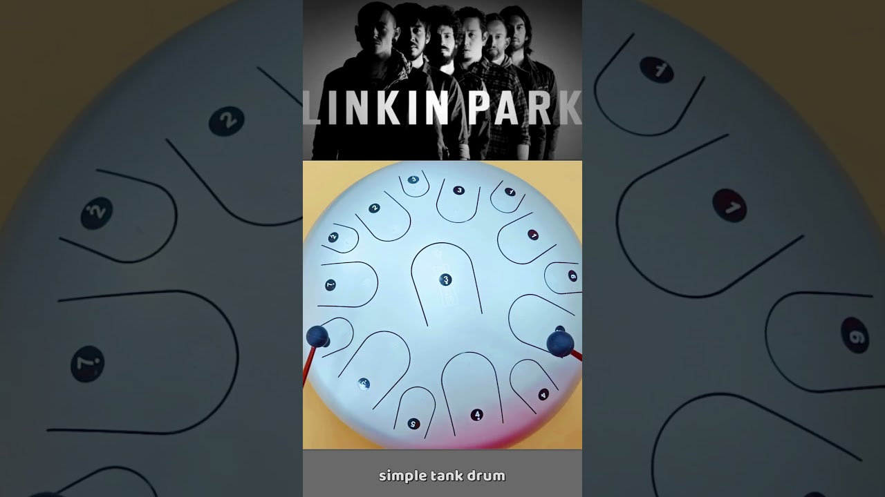 Numb - Linkin Park (Ebook Vol 4) #tonguedrum #tankdrum #steeltonguedrum