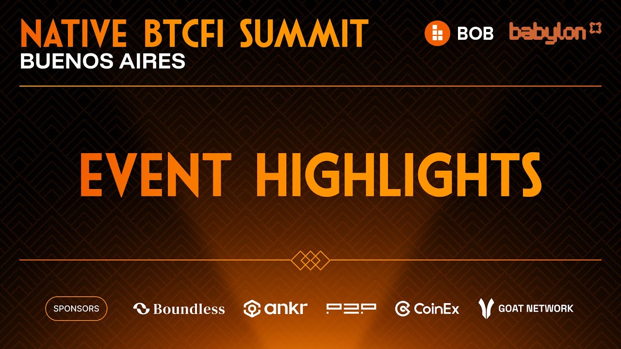 Native BTCFi Summit Highlights