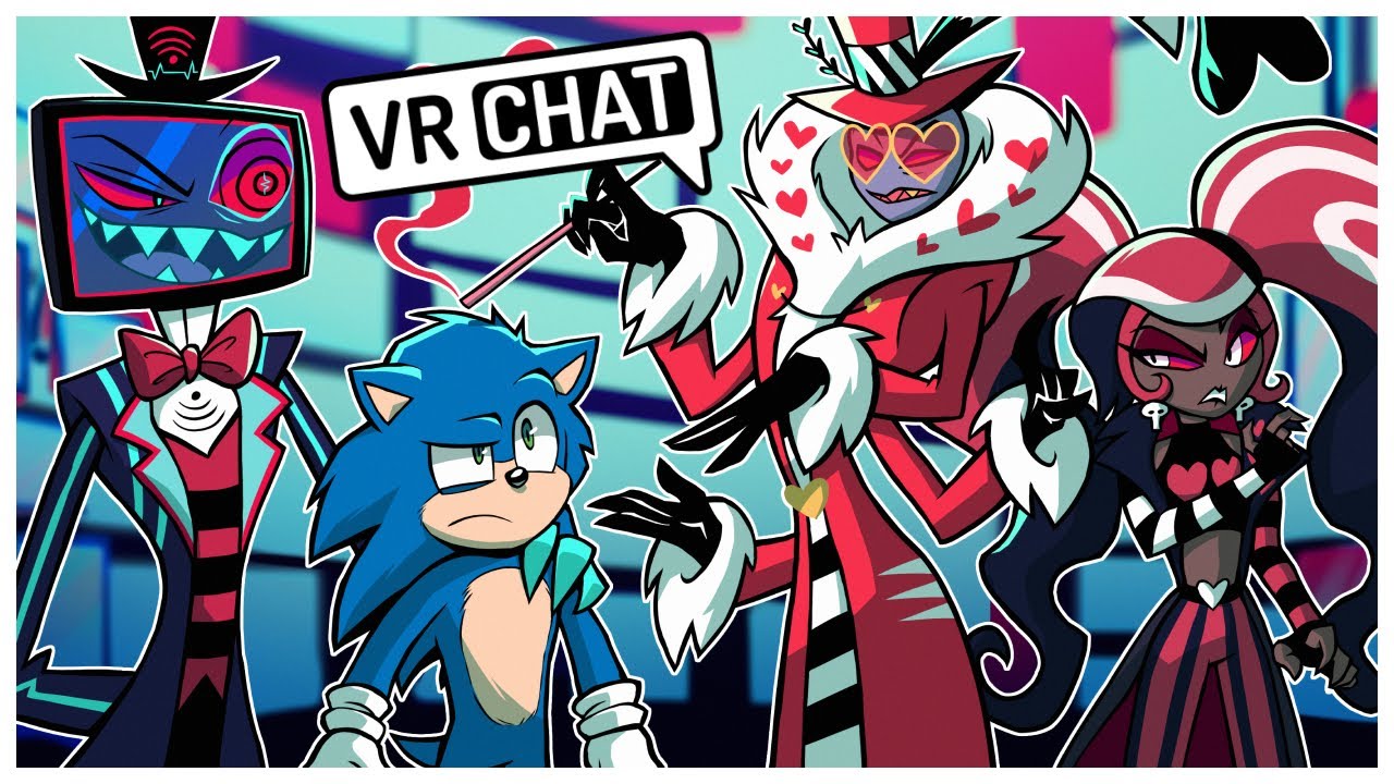 Соник из фильма встречает Vees в VR-чате!!