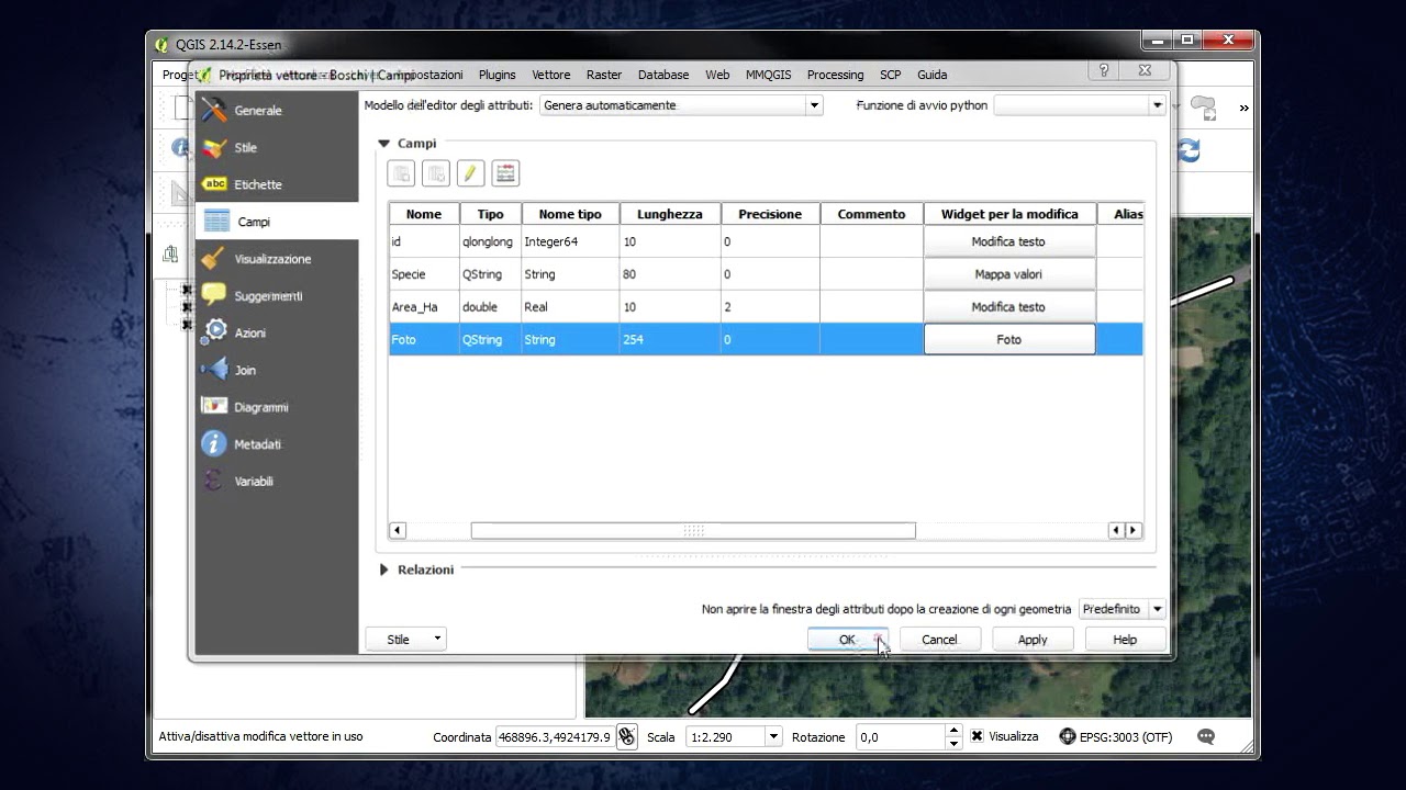 Lezione 6 QGIS – CREAZIONE DI NUOVI ELEMENTI