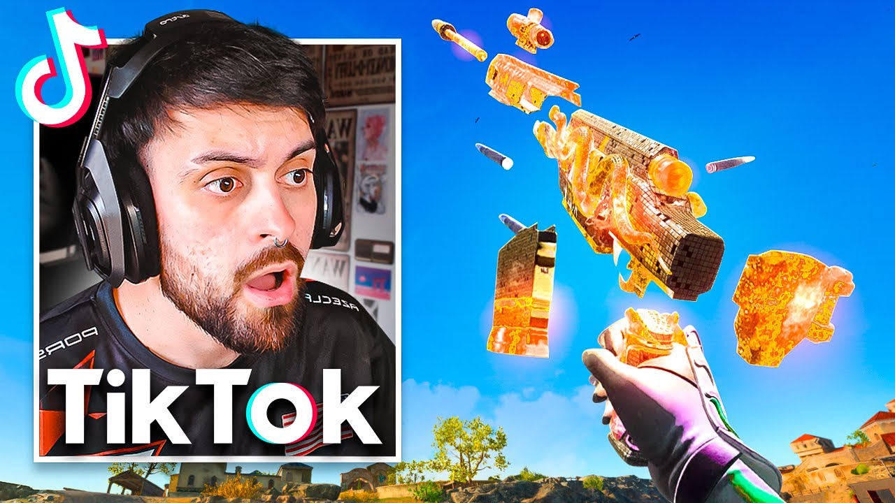 Usé SNIPERS de TIKTOK en WARZONE