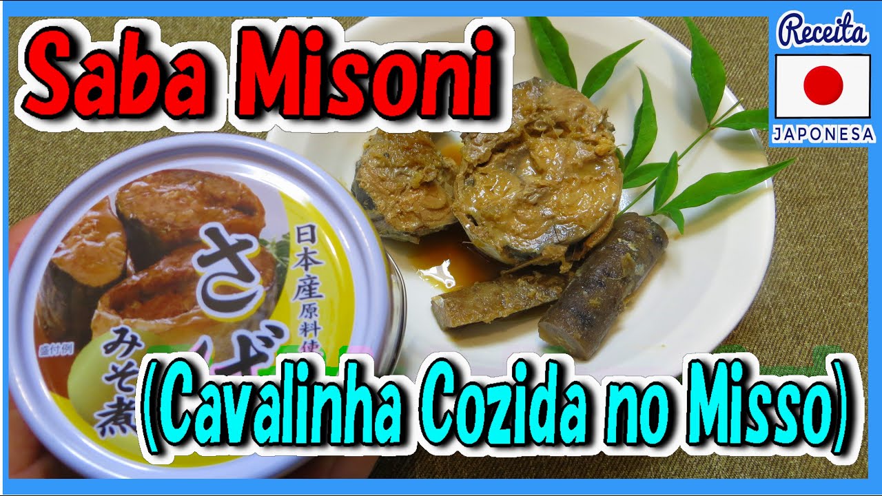 Receita de saba misoni (peixe cavalinha cozida de misso)