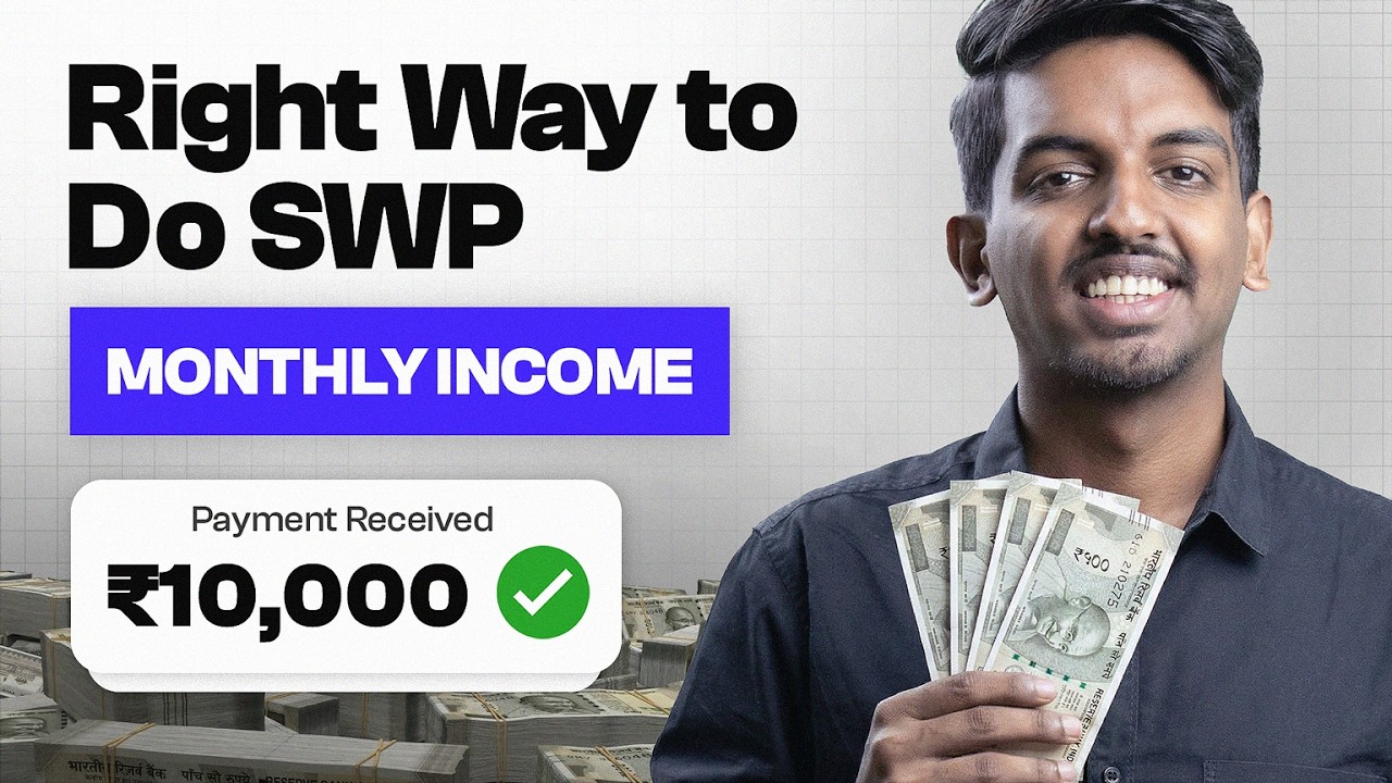Monthly Income with SWP | Systematic Withdrawal Plan Explained | marketfeed