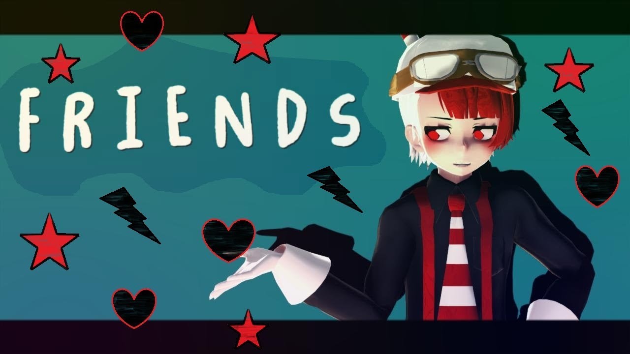 MMD || BATIM || Cuphead ▶ Friends ◀ (Bendy x Cuphead)