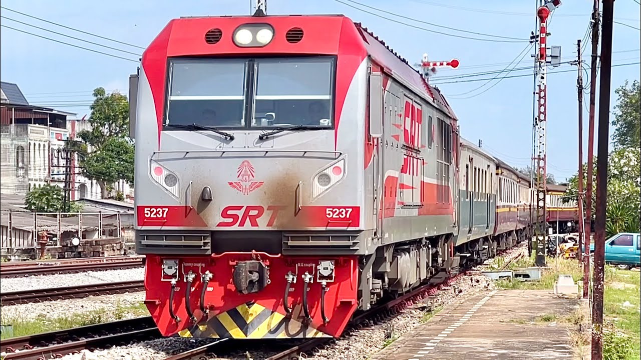 SRT. #พ่วงจัดเต็มมาก! ขบวนรถไฟสายใต้พ่วงเสริมช่วงเทศกาลสารทเดือนสิบ ขบวน 167 และ 85 ที่สุราษฎร์ธานี