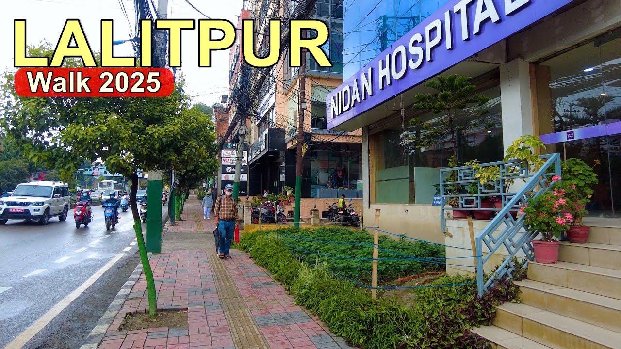 🇳🇵Lalitpur City Morning Hour Walking after Rain 2025 Nepal [4K🇳🇵] Pulchowk to Jhamsikhel