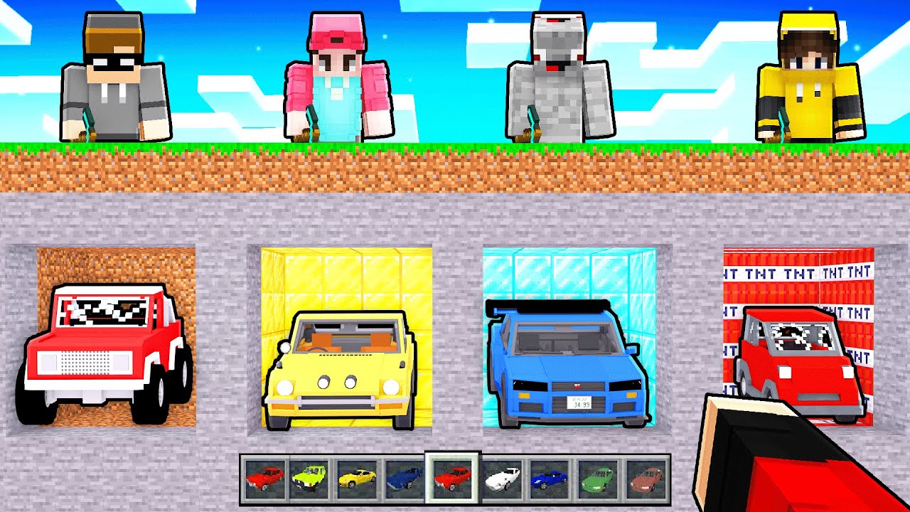 ich FINDE viele SUPER SPORTWAGEN in Minecraft!
