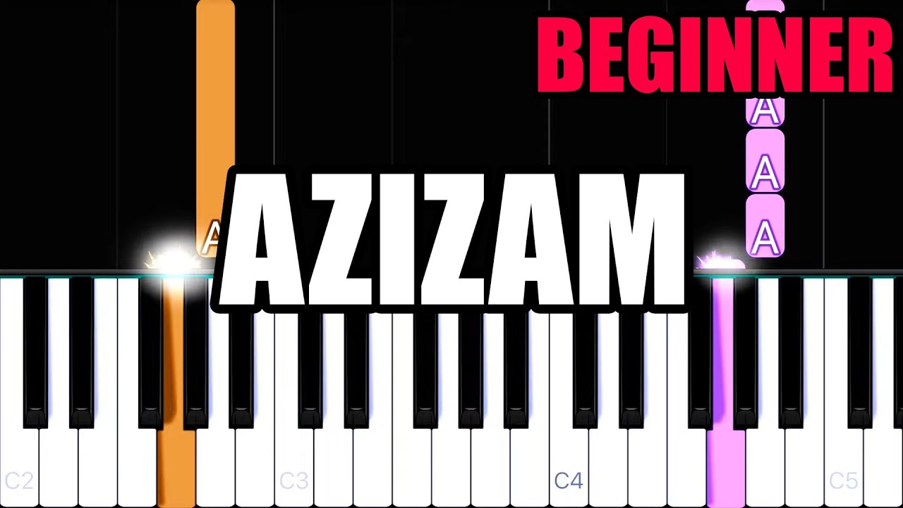 Ed Sheeran - Azizam (Easy Piano Tutorial)