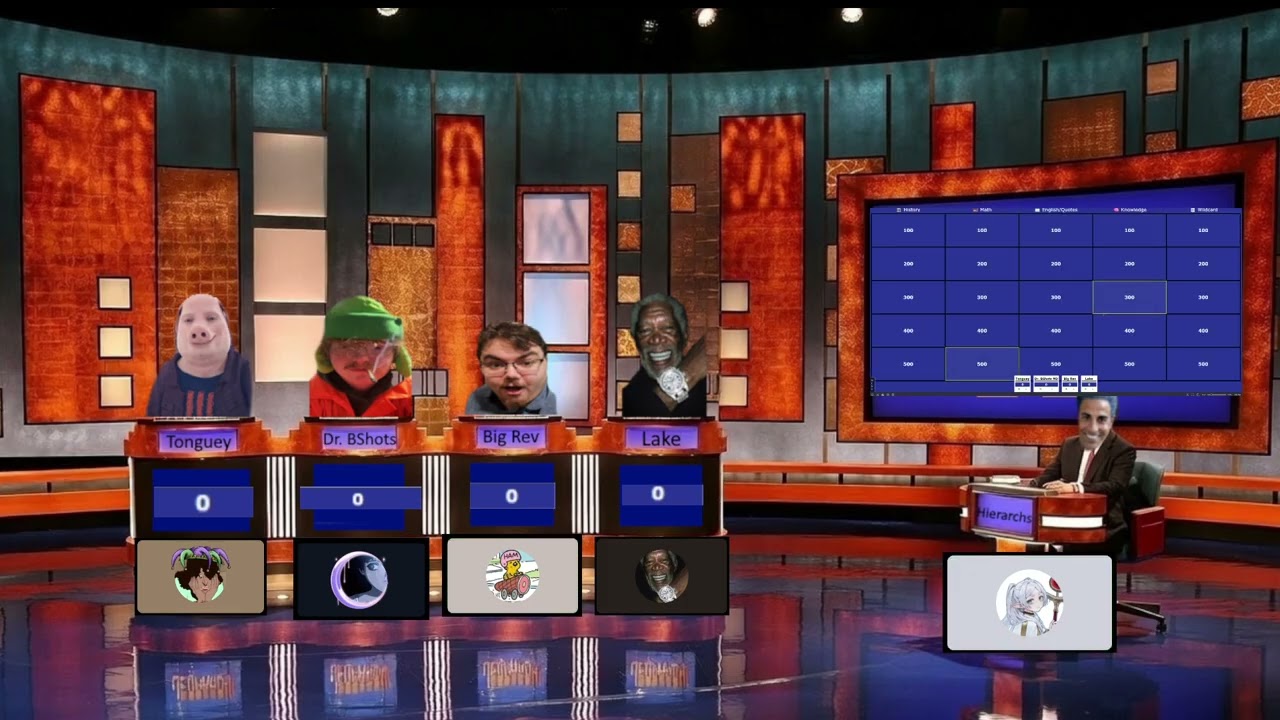 FBDL Jeopardy #1 | Featuring: Lake, Tonguey, Dr. Backshots MD, and Big Rev - Hosted by Hierarchs