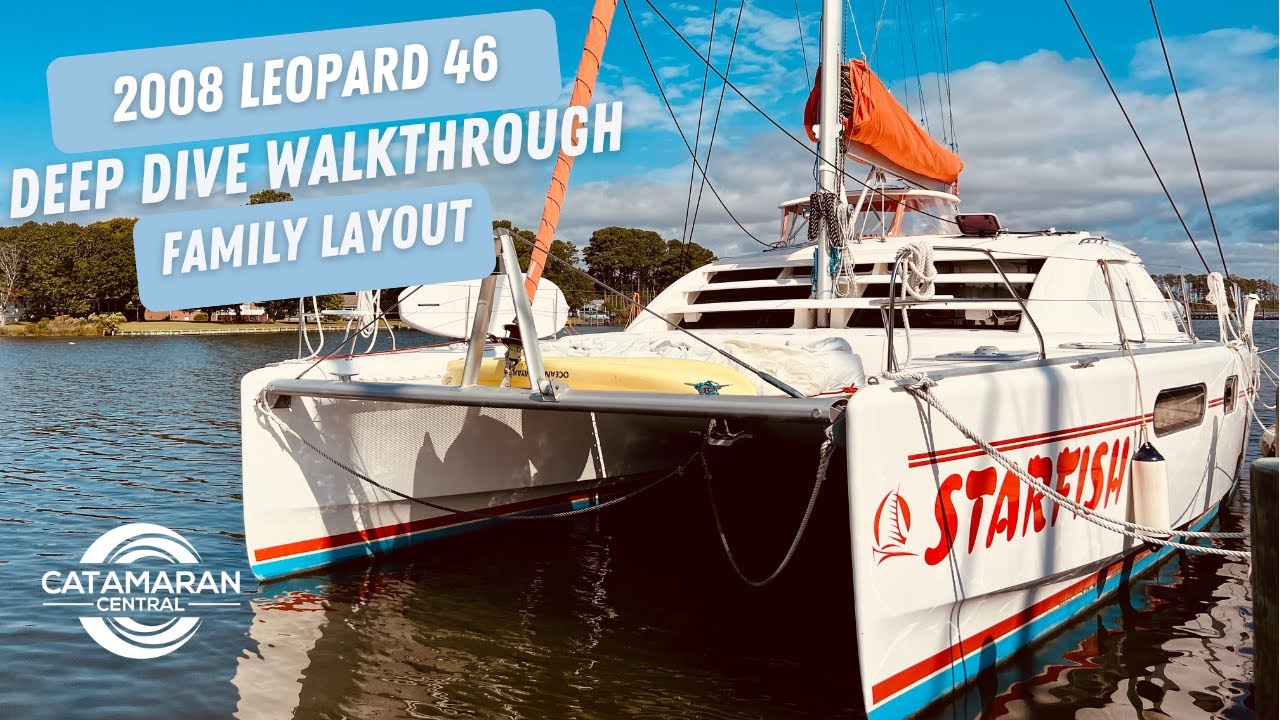 2008 Leopard 46 Family Layout - Full Walkthrough w/ Commentary