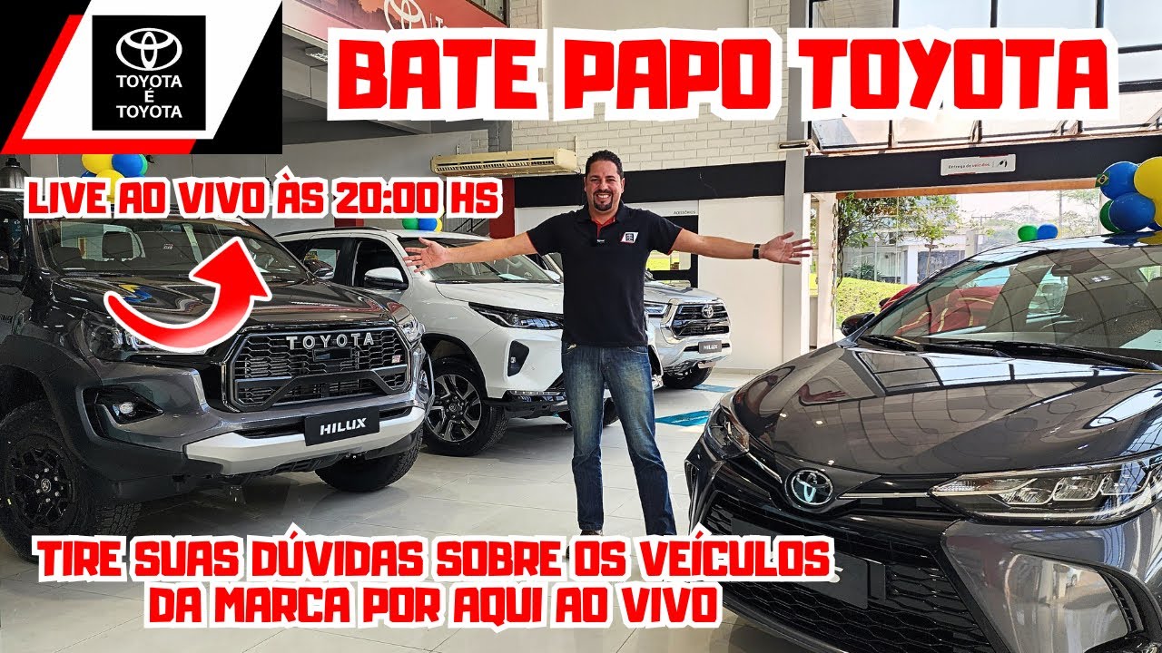 BATE PAPO TOYOTA - Dúvidas Sobre seu TOYOTA ? Respondemos AO VIVO! 📺🎥🤔