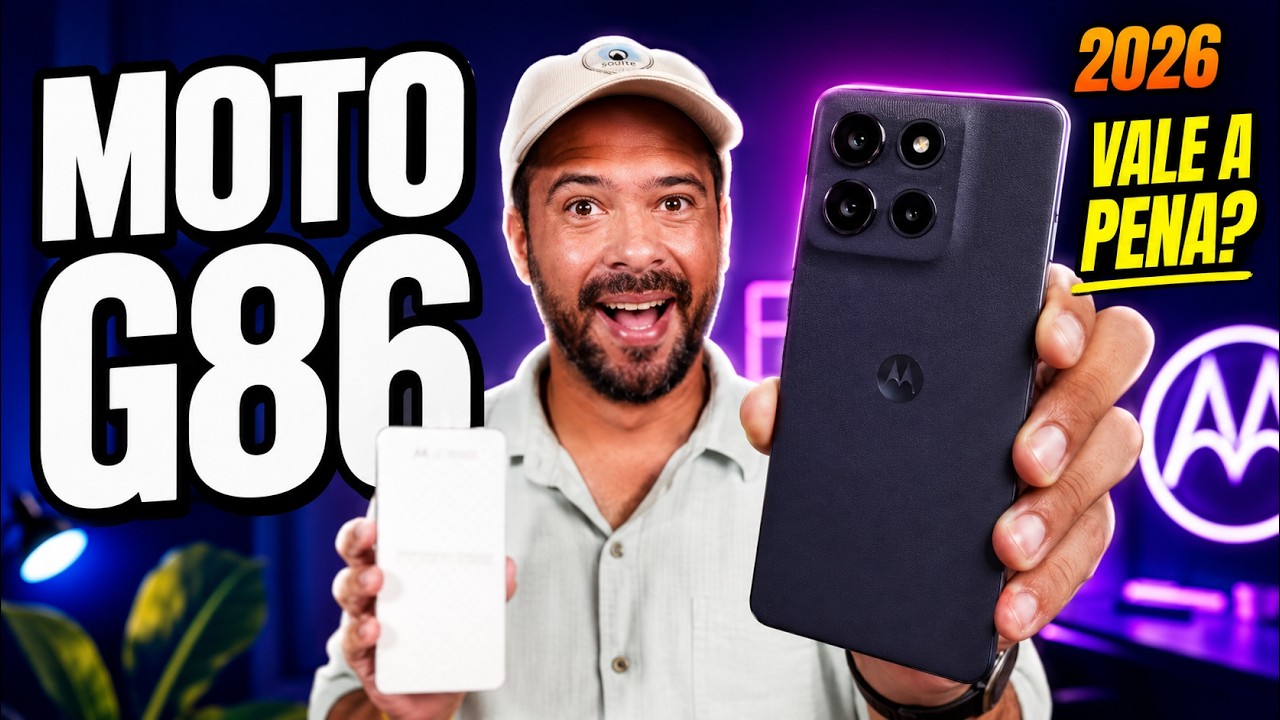 O MOTO G86 é o MELHOR CELULAR intermediário de 2026! 