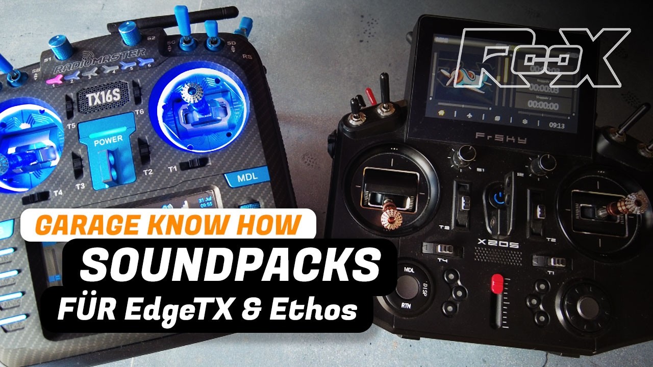 Soundpacks für EdgeTX & Ethos - Dein RC Sender spricht jetzt Wienerisch & Piratisch! 😄 RCCX