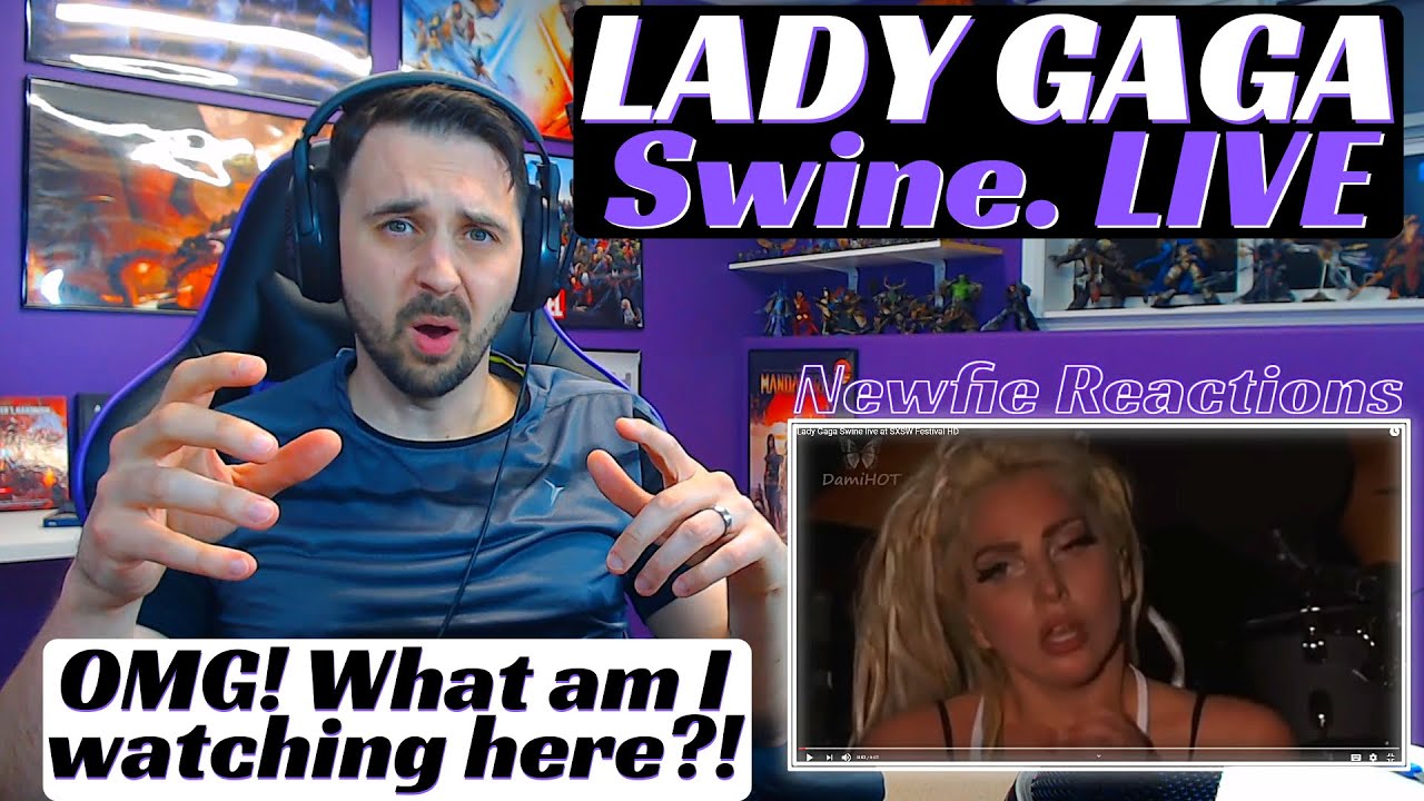 Lady Gaga Live Reaction to Swine! This performance was insane!