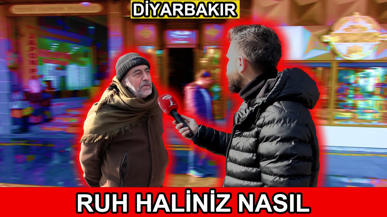 DİYARBAKIR HALKININA RUH HALİNİZ NASIL DİYE SORDUK. 'Kafayı yemişim bazen kendi kendime konuşuyorum'