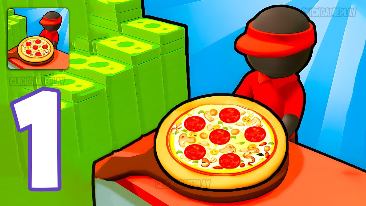 Pizza Ready! Gameplay Walkthrough Part 1 - Tutorial Make A Pizza (Android,iOS)