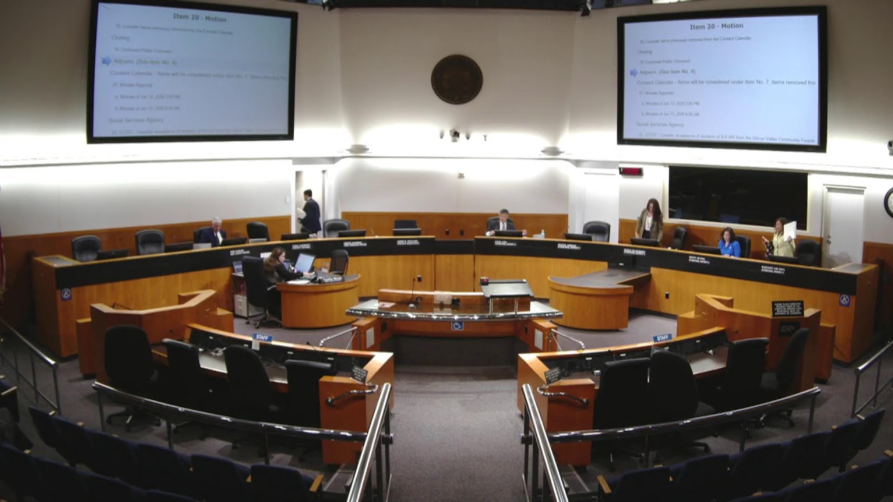 County of Santa Clara Board of Supervisors January 27, 2026 9:30 a.m.