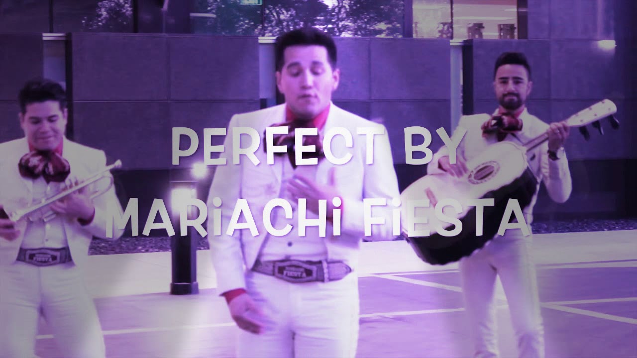 Perfect /Ed Sheeran / mariachi fiesta / cover / contrataciones: 469-230-8360