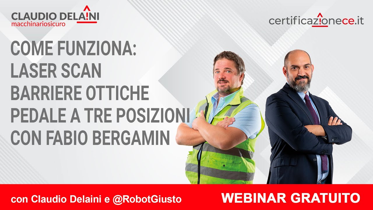 Come funziona: Laser Scan - Barriere Ottiche - Pedale a Tre Posizioni con Fabio Bergamin