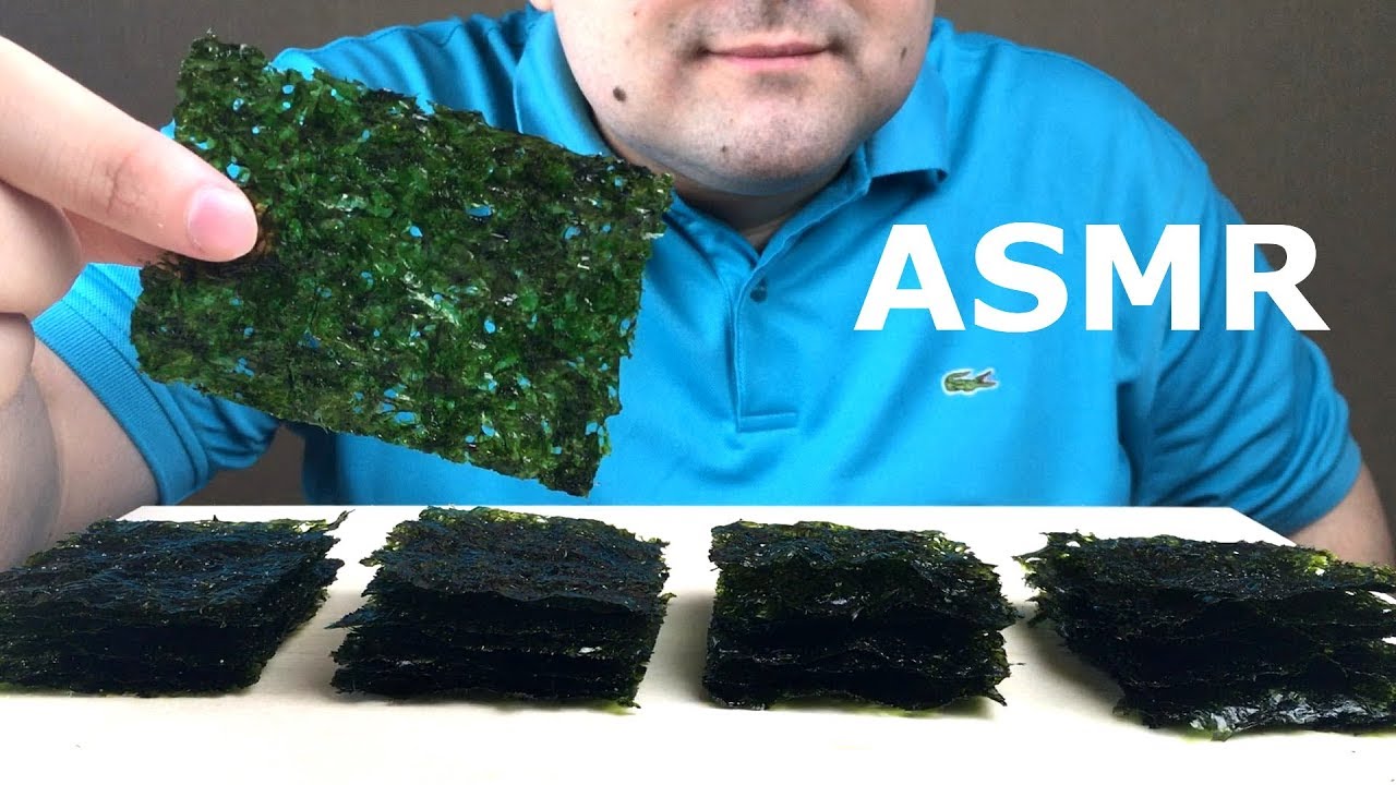 ASMR SEAWEED SNACKS (EXTREME SATISFYING CRUNCH) No Talking Mukbang
