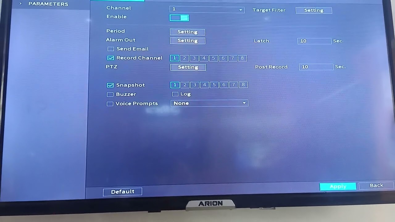 تفعيل خاصيه Face detection الكشف عن الوجه