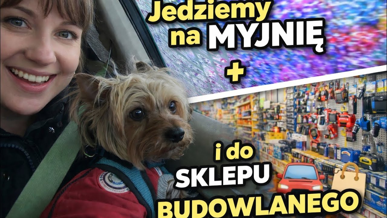 Pies w amerykańskiej myjni 🚗🐶 + Zakupy w Menards | Vlog z USA