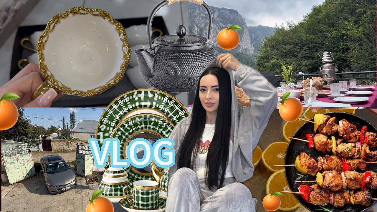 BİRDƏN ÖZÜNƏ NƏSƏ ELİYƏR 🥹 QAB QACAĞ XAÇMAZDAN 🍊VLOG Ayka 14