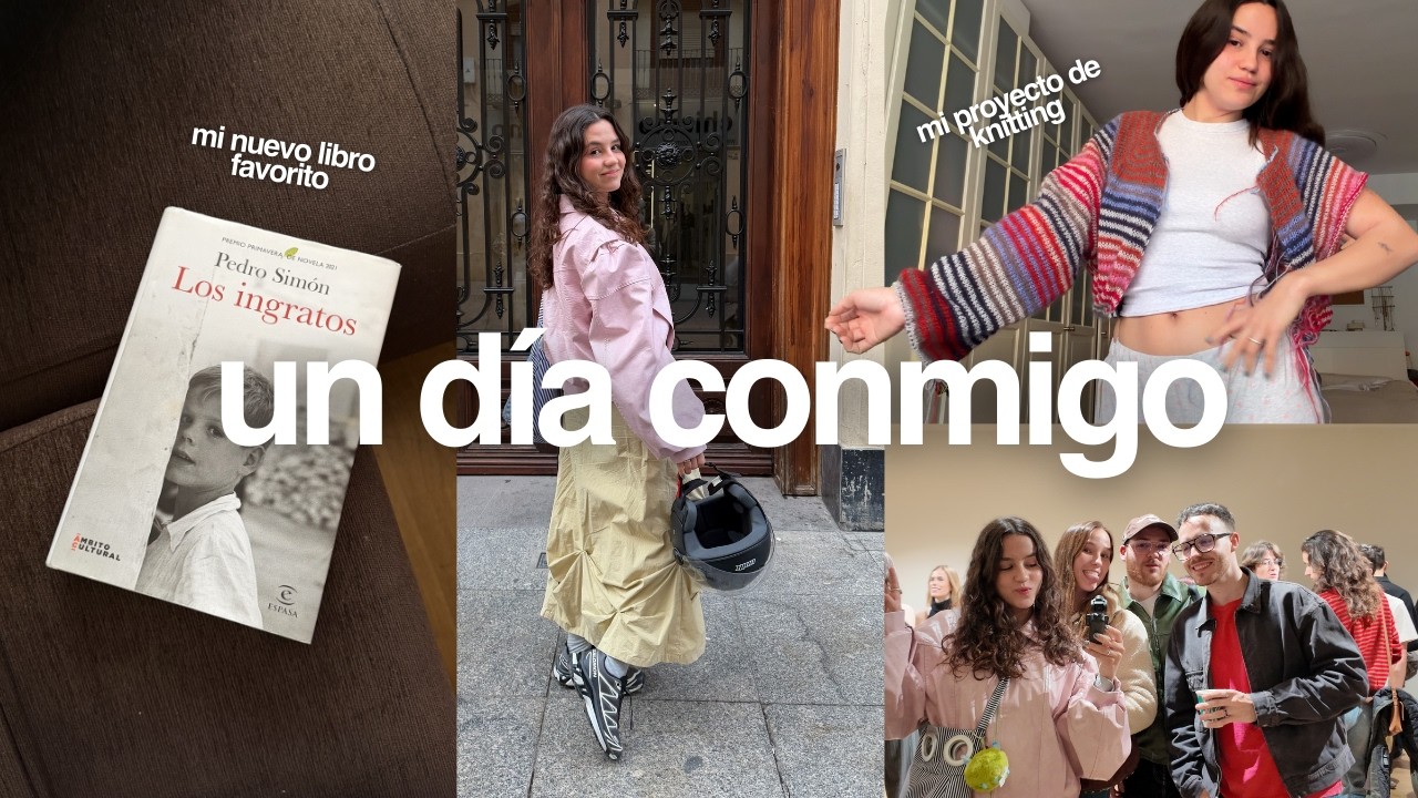 Un día conmigo: mi lectura actual, mi proyecto de knitting y tarde con amigos