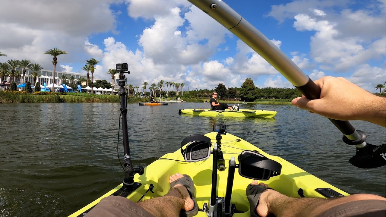 HOBIE GAME ENDER KAYAK PASSPORT 12 R WATER TEST AT ICAST 2022