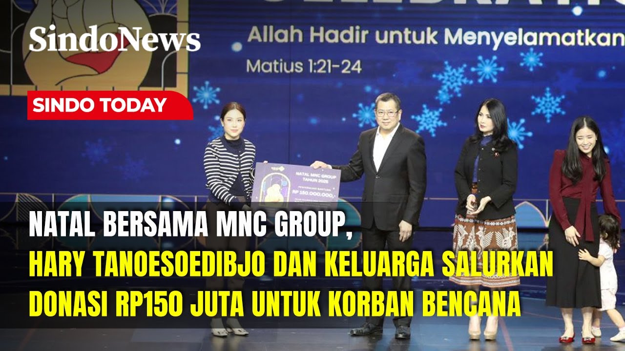 Natal MNC Group 2025, Hary Tanoe: Kehadiran Tuhan Mengubah Hidup Secara Nyata | Sindo Today | 26/12
