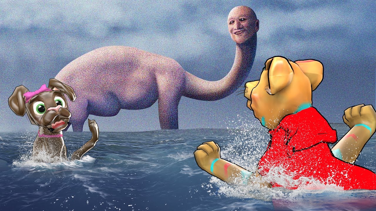 WE SWAM TOO FAR IN THE OCEAN IN GMOD...