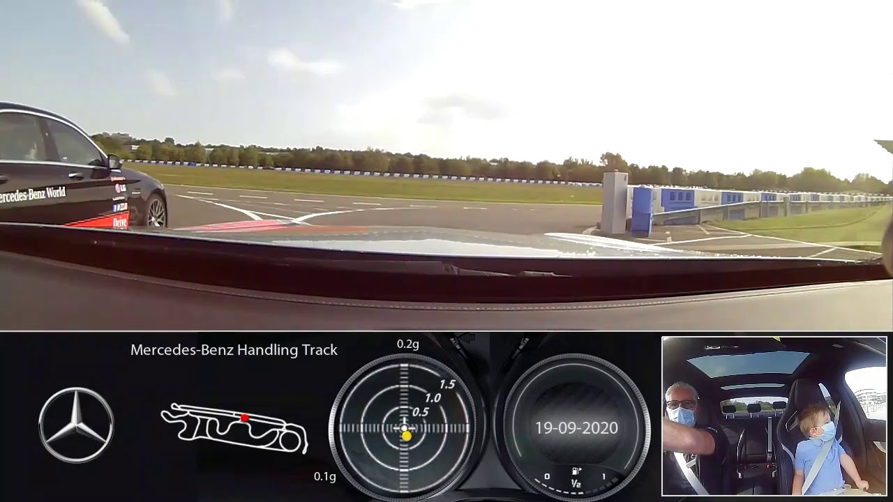 5 Year Old Passenger Ride At Mercedes World UK - Mercedes-Benz C63s AMG