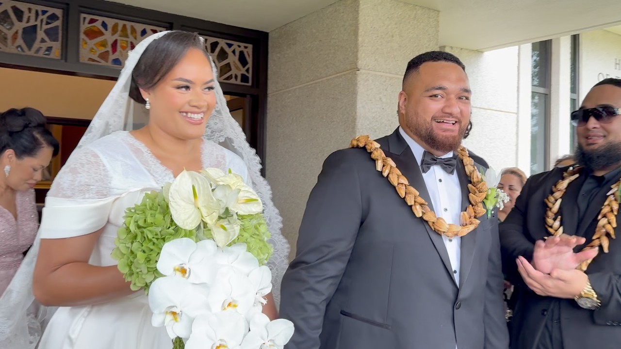 Peti Talanoa & Aaron Leha’uli | Temple Wedding Day