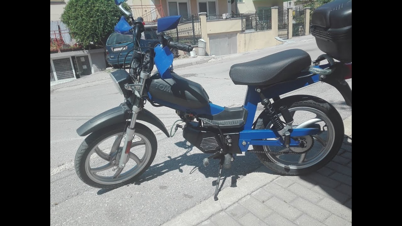 TOMOS APN 6 2011 90km/h standard piston & cylinder sound (walk around)