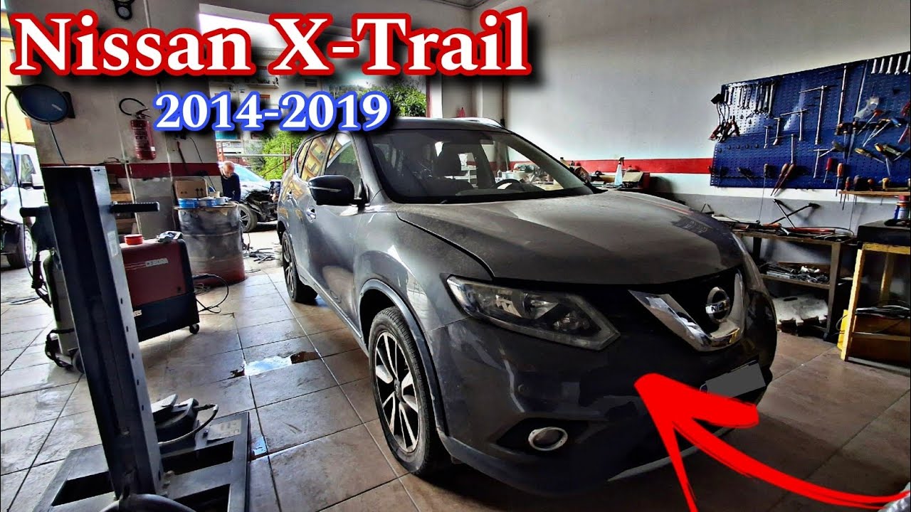 Nissan X-Trail Как снять передний бампер 2014-2019