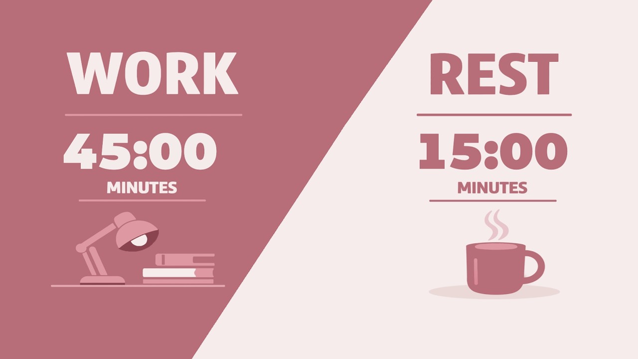 Study With Me | 45-15 Pomodoro + LoFi & Rain Sounds (3 hrs, No Distractions) 🌧️🎶📚