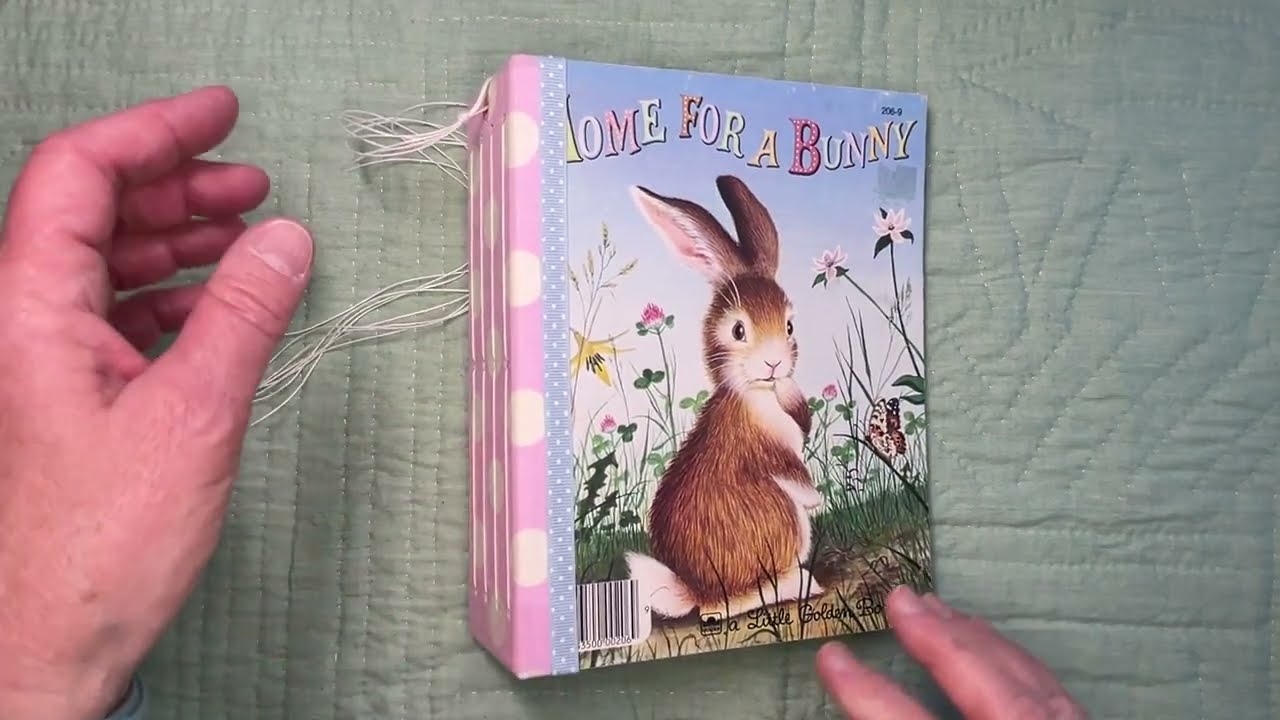 Home for a Bunny Little Golden Book Junk Journal