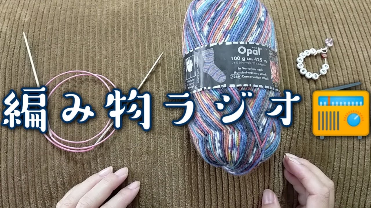 【編み物ラジオ📻️】フンデルトヴァッサー🧦編みながら