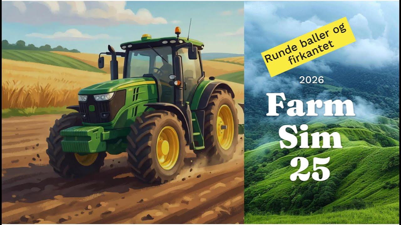 Farm Sim 25 - Runde baller og firkantet baller? #farmingsimulator25 #gaming #fs25 #farming