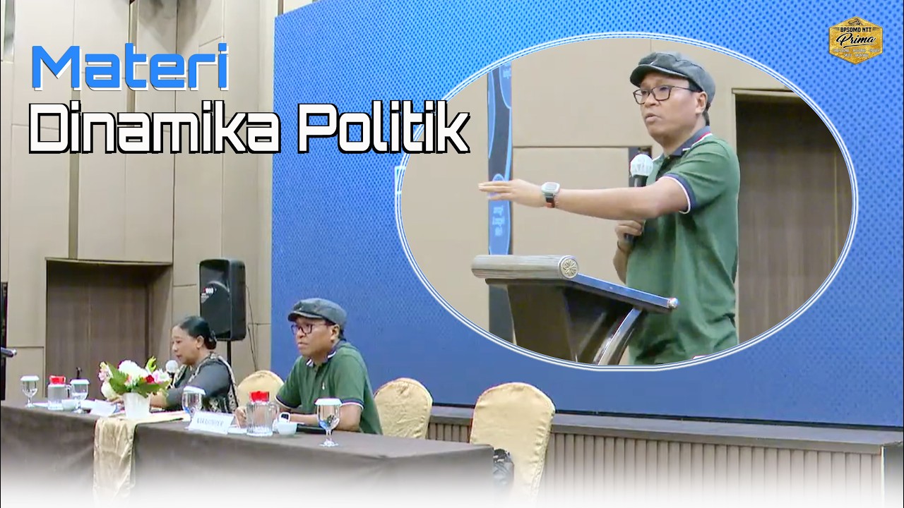 Materi Dinamika Kehidupan Politik pada kegiatan Bimtek Pendalaman Tugas Anggota DPRD TTU